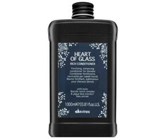 Davines HEART OF GLASS Rich Conditioner šviesius plaukus maitinantis kondicionierius, 1000 ml