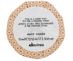 Davines More Inside Shine Wax vidutinio striprumo blizgus vaškas plaukams, 75 ml