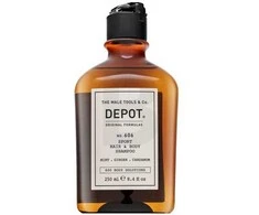 Depot 600 Body Solutions No. 606 Mint Ginger &amp; Cardamom Dušo želė &amp; Šampūnas 2-In-1 Botanical Complex, 250 ml
