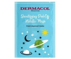Dermacol Beautifying Peel-off Metalic Mask valomoji veido kaukė moterims, 15 ml
