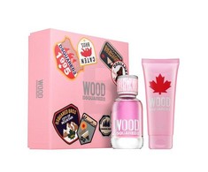 Dsquared2 Set Dsquared 2: Wood Eau De Toilette For Women, 100 ml + Wood Hydrating Losjonas kūnui Body, 150 ml