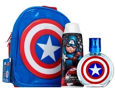 Marvel Captain America tualetinis vanduo su purškikliu 50 ml, 3 dalių rinkinys
