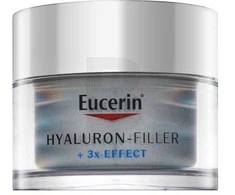 Eucerin Hyaluron-Filler + 3 kartus efektyvus naktinis kremas nuo raukšlių 50 ml