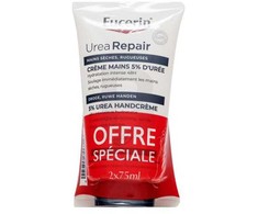 Eucerin Urea Plus Repair 5% rankų kremo rinkinys, 150 ml