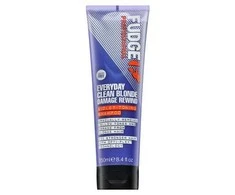 Fudge Professional Clean Skirtas šviesiems plaukams Damage Rewind Everyday Violet-Toning Šampūnas šampūnas šviesiems plaukams, 250 ml