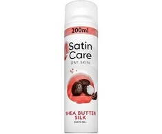 Skutimosi želė sausai odai Gillette Satin Care Shea Butter, 200 ml