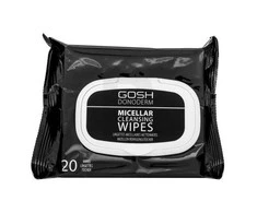 Gosh Donoderm makiažo valiklis Wipes, 20 vnt.