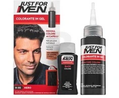Just For Men Gel Color H55 Natural Real Juodas plaukų tonavimo priemonė vyrams