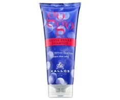 Kallos Cosmetics Gogo Sidabrinis Reflex Šampūnas spalvą saugantis šampūnas šviesiems plaukams, 200 ml