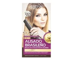 Kativa Brazilian Straightening Skirtas šviesiems plaukams plaukų tiesinimo priemonė šviesiem plaukam