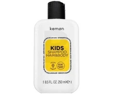 Kemon Kids Šampūnas Hair &amp; Body švelnus plaukų ir kūno prausiklis vaikams, 250 ml