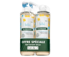 Klorane Bébé Gentle Cleansing Gel 2 x 500 ml