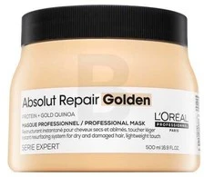 L'Oreal Professionnel Serie Expert Absolut Repair Golden Protein + Gold Quinoa plaukų kaukė, akimirksniu atnaujinanti paviršių, 500 ml