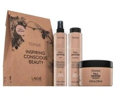 „Lakme Teknia Full Defense“ mažmeninė pakuotė: Šampūnas, 300 ml, Priemonė, 250 ml, Purškalas, 300 ml