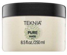 Kaukė galvos odai Lakme Teknia Pure Mask, giliai valanti, reguliuojanti sebumo išsiskyrimą, 250 ml