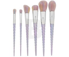 MIMO Makiažo šepetėlių rinkinys Unicorn Pastel 6 vnt.