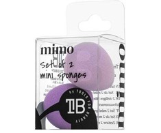 MIMO Set of 2 Mini Sponges Violetinė makiažo kempinėlių rinkinys, 2 vnt.