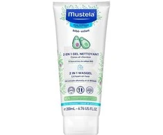 Mustela 2-In-1 Cleansing Gel prausimosi gelis kūdikiams ir vaikams, 200 ml