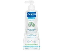 Mustela Bébé No-Rinse Cleansing Vanduo veido ir kūno prausiklis be nuplovimo, 500 ml