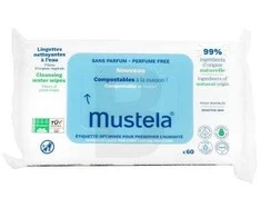 Mustela Biodegradable Wipes 60 Units