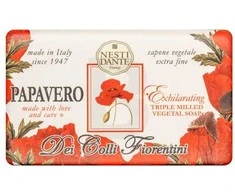 Nesti Dante Dei Colli Fiorentina Triple Milled Vegetal Soap Papavero 250 g