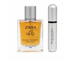 Niche Emarati Zikra EDP parfumuotas vanduo unisex, 20 ml + atomizer