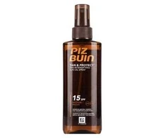 Įdegį skatinantis apsauginis purškiklis Piz Buin Tan And Protect Tan Accelerating Oil Spray, SPF 15, 150 ml