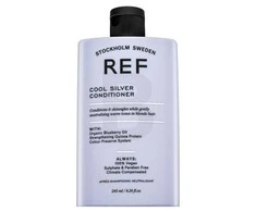 REF Cool Sidabrinis plaukų kondicionierius be sulfatų, neutralizuojantis šiltus atspalvius, 245 ml