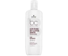 Giliai valantis šampūnas Schwarzkopf Bonacure Clean Balance Deep Cleansing Šampūnas Tocopherol 1000ml