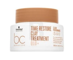 Intensyvaus poveikio kaukė Schwarzkopf Professional Bonacure Q10 Time Restore Clay Treatment 200ml