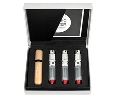 Travalo Classic HD - refillable bottle 3 x 5 ml (auksinis) 5ml kvepalų mėginukas Moterims
