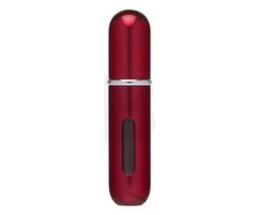 Travalo Classic Raudona pildomas kvepalų buteliukas (atomaizeris), 5 ml