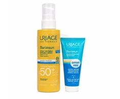 Uriage Bariésun Invisible Purškiklis SPF 50+ + After Sun Repair Balm, 200 ml +, 50 ml