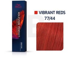 "Wella Koleston Perfect Me+ 77/44 Vibrant Reds" plaukų dažai 60ml