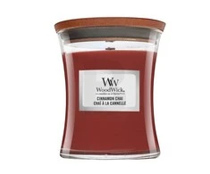 WoodWick Aromatinė žvakė (Cinnamon Chai), 85 g