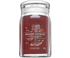 Yankee Candle Aromatinė žvakė Signatūrinė stiklinė didelė Autumn Daydream 567 g