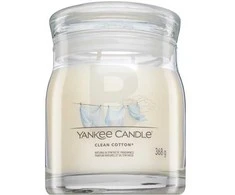 Yankee Candle Aromatinė žvakė Signature glass medium Clean Cotton 368 g
