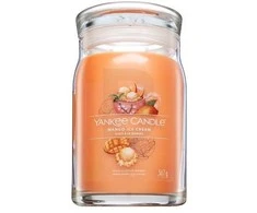 Yankee Candle Signature Mango Ice Kreminis Scented Candle kvapni žvakė, 411 g