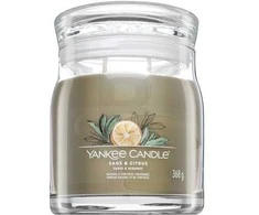 Yankee Candle Aromatinė žvakė Signature glass medium Sage - Citrus 368 g