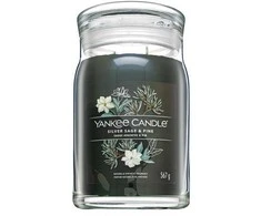 Yankee Candle Sidabrinis Sage &amp; Pine Large Jar 567g