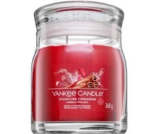 Yankee Candle Aromatinė žvakė Signature glass medium Sparkling Cinnamon 368 g