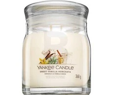 Yankee Candle Aromatinė žvakė Signature glass medium Sweet Vanilla Horchata 368 g