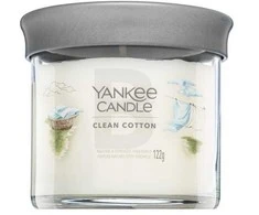 Yankee Candle „Yankee“ žvakių stiklinė „Clean Cotton“, 122 g