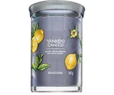 Yankee Candle Aromatinė žvakė Signature tumbler large Juodas Tea - Lemon 567 g