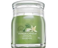 Yankee Candle Aromatinė žvakė Signature glass medium Vanilla Lime 368 g
