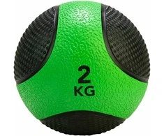 Medicininis kamuolys Tunturi - 2kg, juoda/žalia