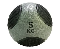 Medicininis kamuolys Tunturi - 5kg, juoda/pilka