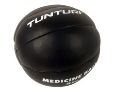 Odinis pasunkintas kamuolys TUNTURI 1-5kg, juodas (Svoris: 5kg)