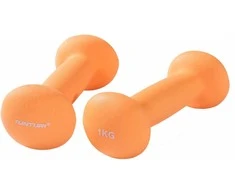 Neopreniniai hanteliai TUNTURI 2x 0,5-5kg (Svoris: 2 x 1kg)