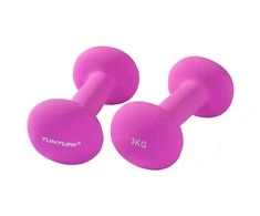 Neopreniniai hanteliai TUNTURI 2x 0,5-5kg (Svoris: 2 x 3kg)